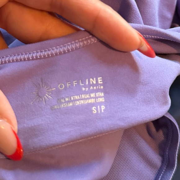 Offline by Aerie Lavender Leggings/Bodysuit - Picture 8 of 9